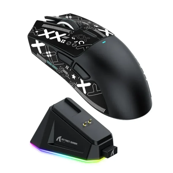 ATTACK SHARK X11 Wireless Gaming Mouse with Charging Dock