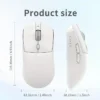 Ajazz AJ139 V2 MC Gaming Mouse with Charging Dock (WHITE)