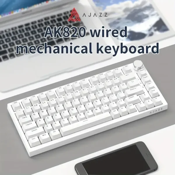 ATTACK SHARK x AJAZZ AK820 Wired Mechanical keyboard